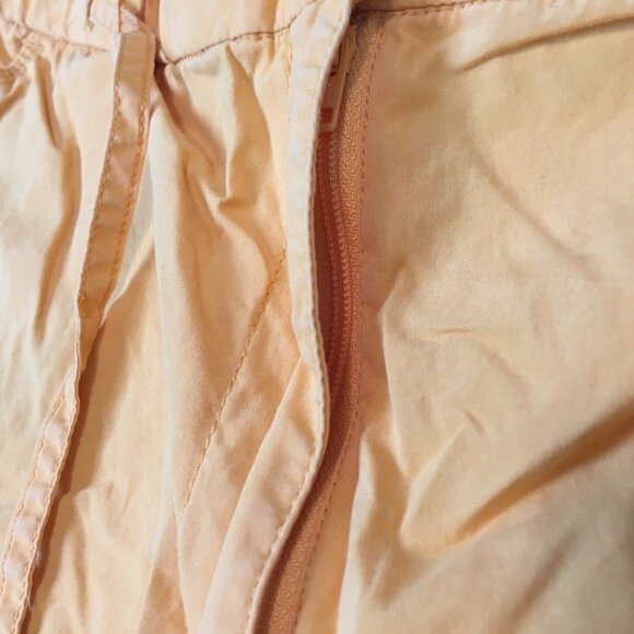 J Jill Pants MP 8P 10P Cargo Relaxed Cropped Capri Solid Yellow Oversized Tie - Picture 7 of 13